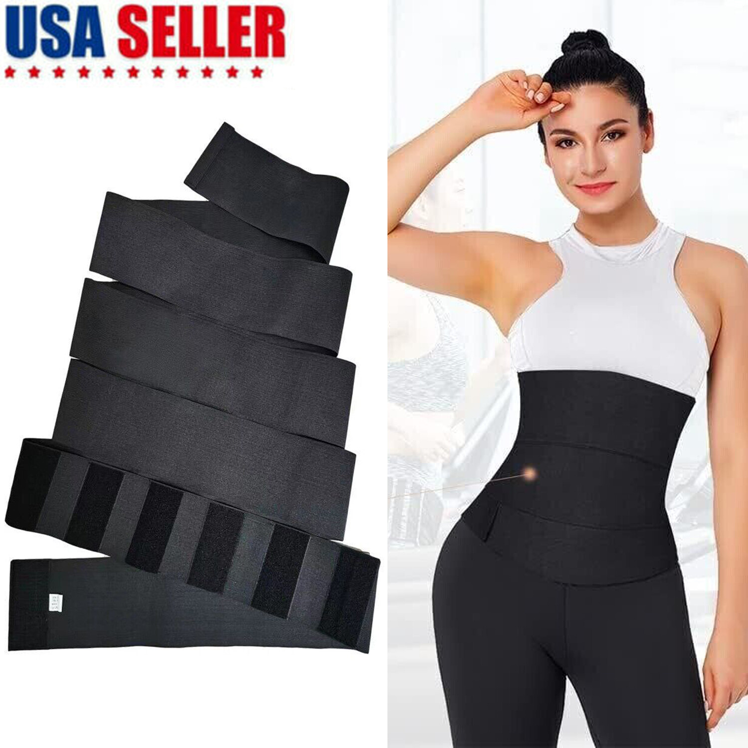 Elastic Waist Trainer Belt Bandage Waist Trainer For Women Fat Wrap Waist Traine