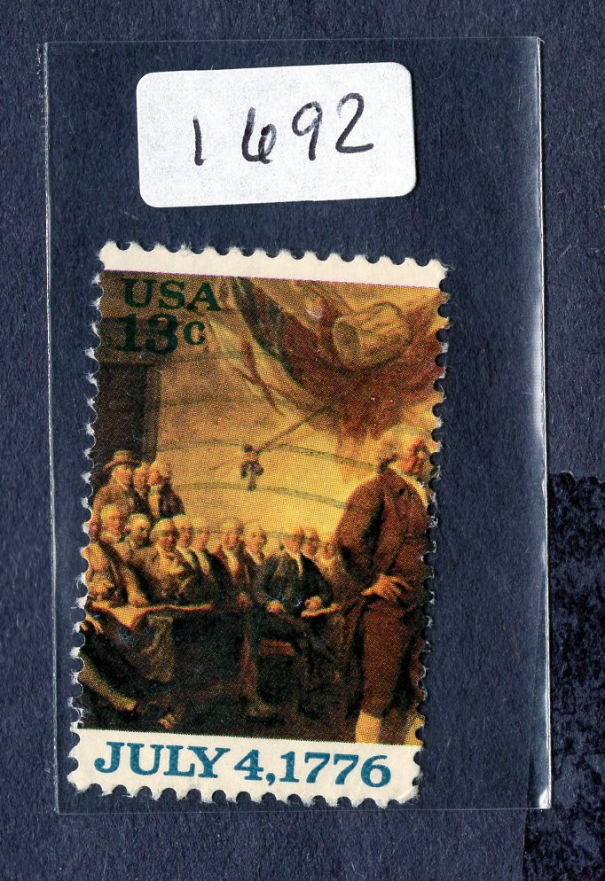 1976 Stamp #1692 Delegates & John Adams Used
