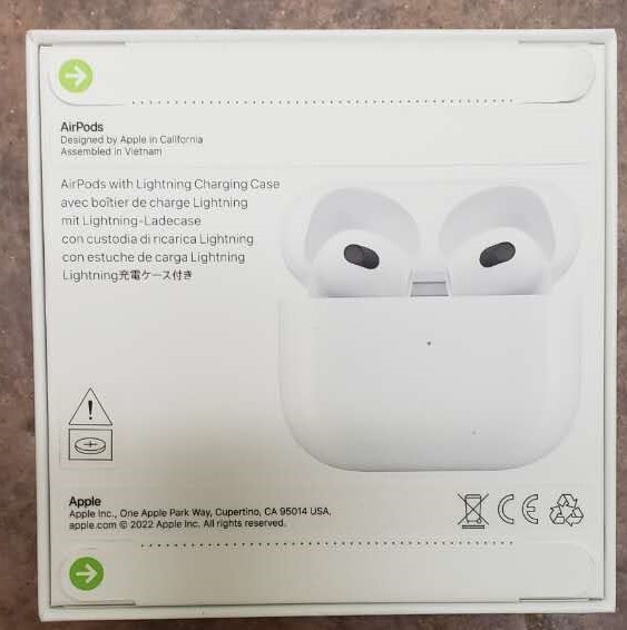 Brand New Apple AirPods 3rd Generation & Lightening Charging Case - Authentic