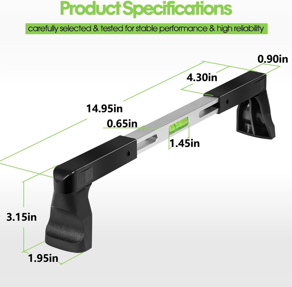 Steering Wheel Level Alignment Tool for Most Steering Wheel, Spring-Loaded Steer