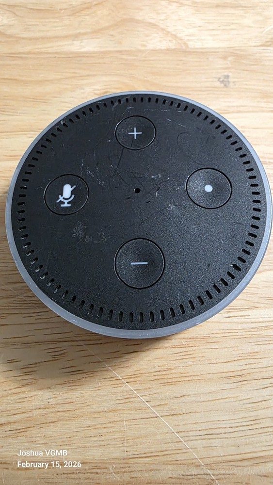 Amazon Echo Dot (2nd Generation) Smart Speaker - Black W/red Cover (NO USB)