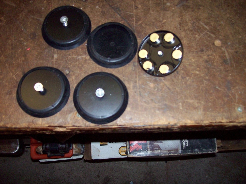 Code3 Lightbar Magnet 2.5” for mini light bar set of 4 Chrome Silicon