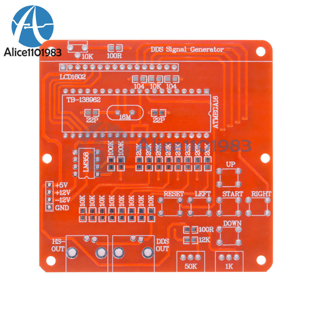 AVR DDS Function DDS Signal Generator Module Kits Sine / Triangle / Square Wave