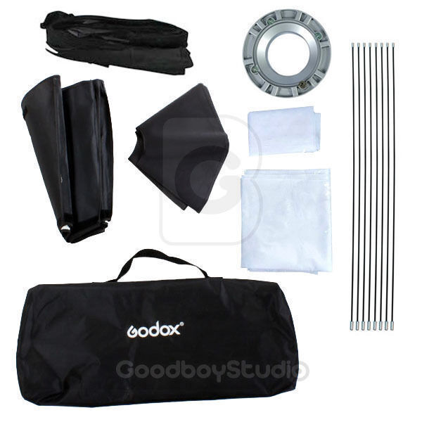 GODOX 95cm Octagon Bowens Mount Softbox With Grid For Studio Flash Strobe Light