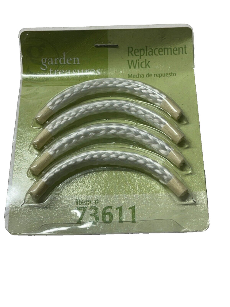 2-Pack Garden Treasures Replacement Wick each pack 3.25" long 4 pcs