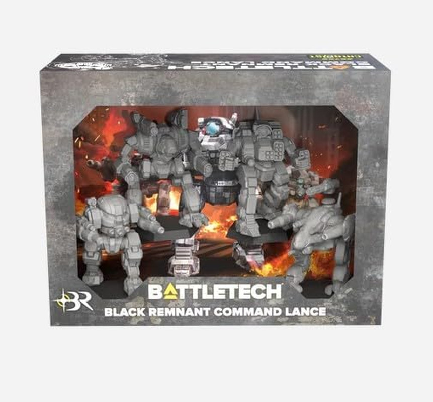 , Battletech: Black Remnant Command Lance Forcepack | for Ages 14+ | Dragon Fire