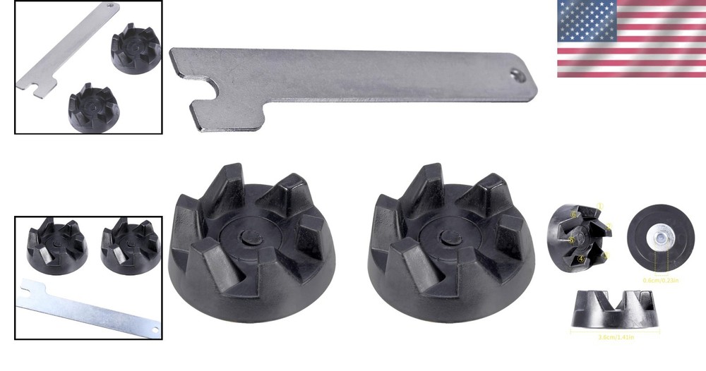 Multi-Model Blender Drive Coupling Set with Spanner Kit - Easy Install 9704230