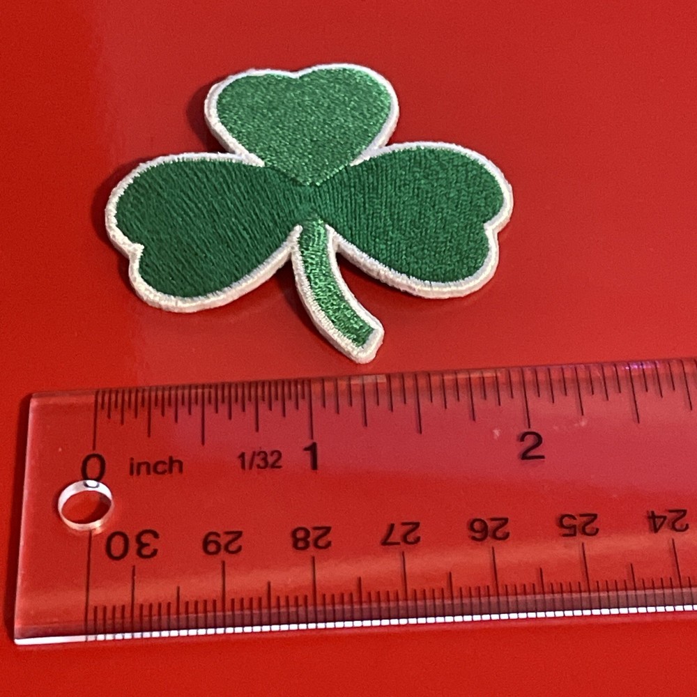 Boston Celtics Shamrock Patch - Embroidered 2” Iron On - NBA