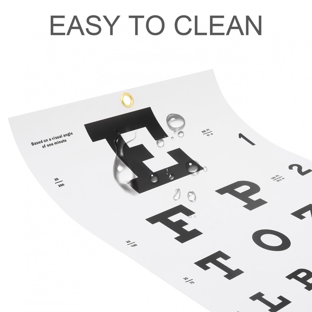 Eye Chart Eye Testing Chart Visual Acuity Measuring Eye Charts Set for Eye Exam