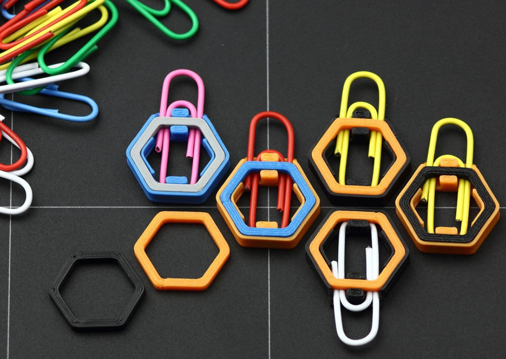 3D Printed Zipper Puller Paper Clip (4 PCS)