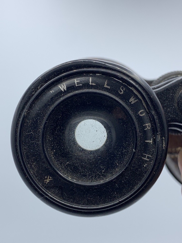Vintage Wellsworth Leather Wrapped Binoculars