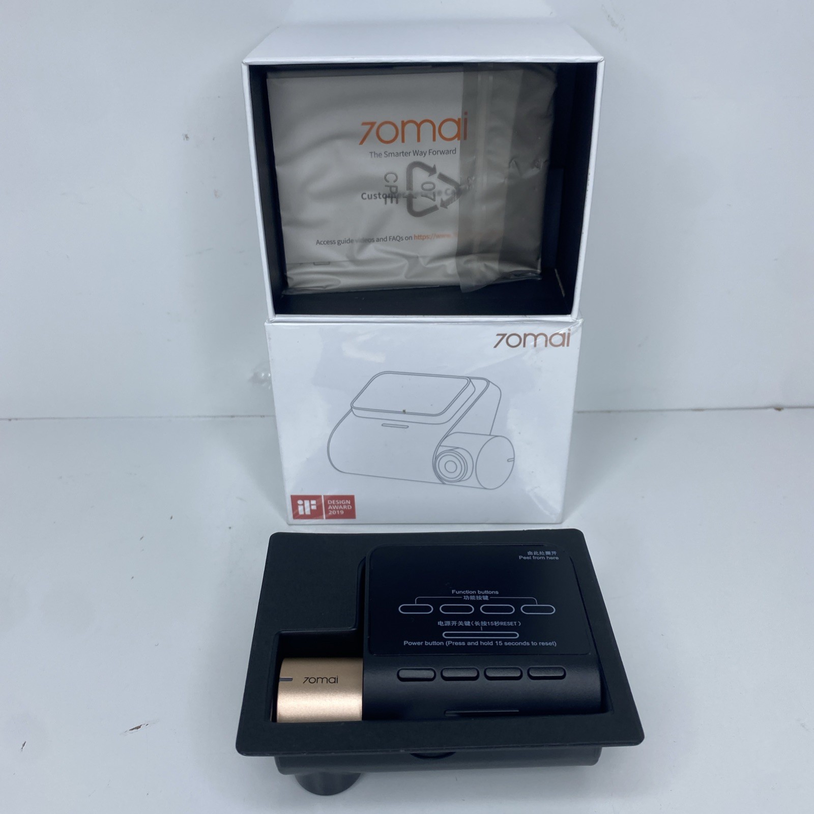 70mai Dash Cam Midrive D08 - 1080p Full HD - Smart Dash Camera - New Open Box