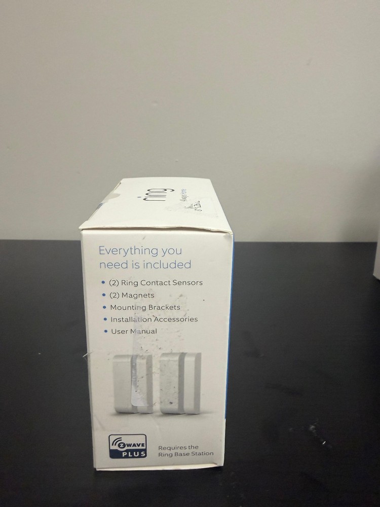 Ring Contact Sensor 2‑Pack for Ring Alarm White (open box)