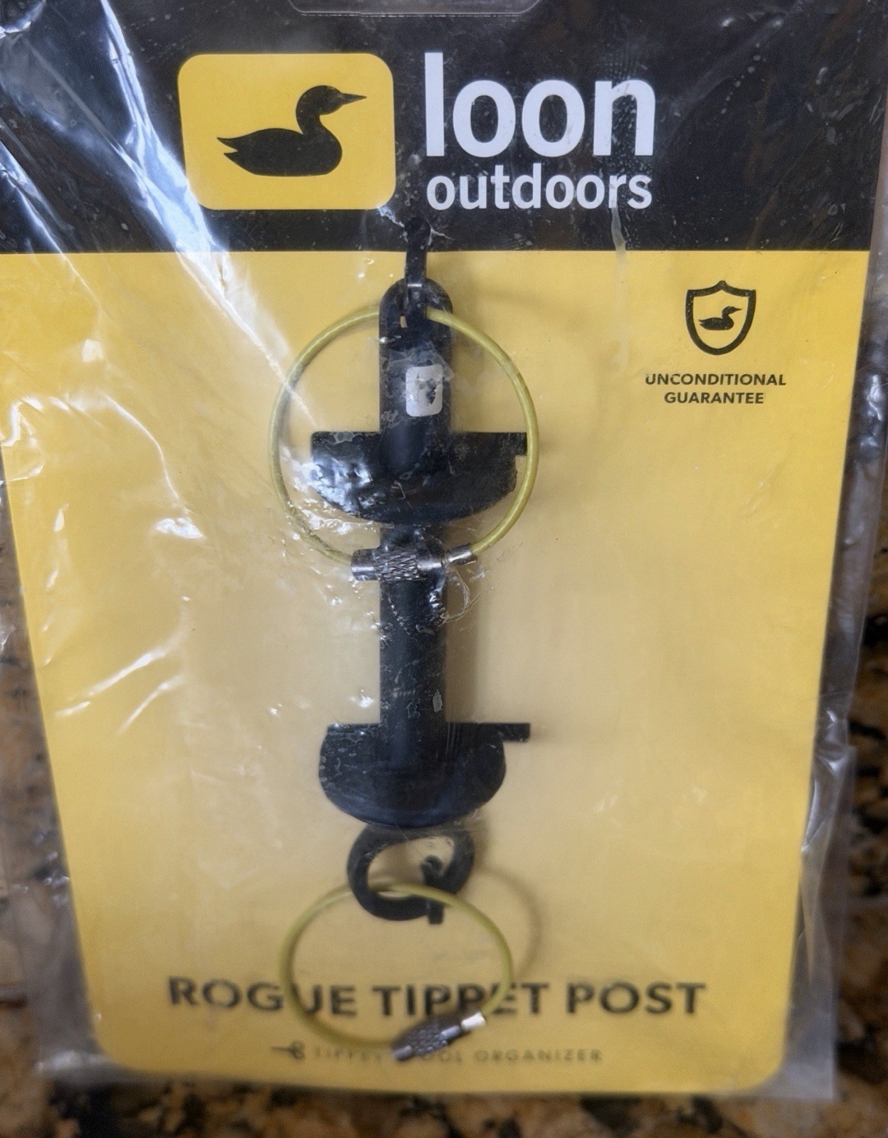 Loon Outdoors Rogue Tippet Post Line Organizer Fly Fishing Black