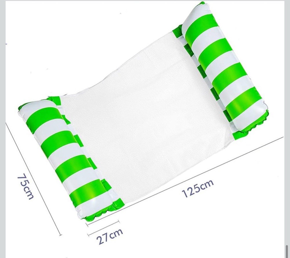 4-Pack Swimming Pool Float Hammock, Multi-Purpose Inflatable Hammock Pool Hammoc
