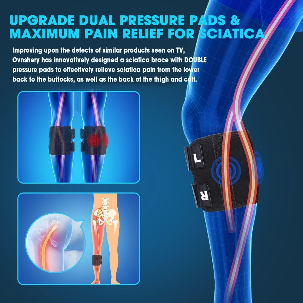 Active Sciatica Pain Relief Brace, Beactive Knee Brace For Sciatica