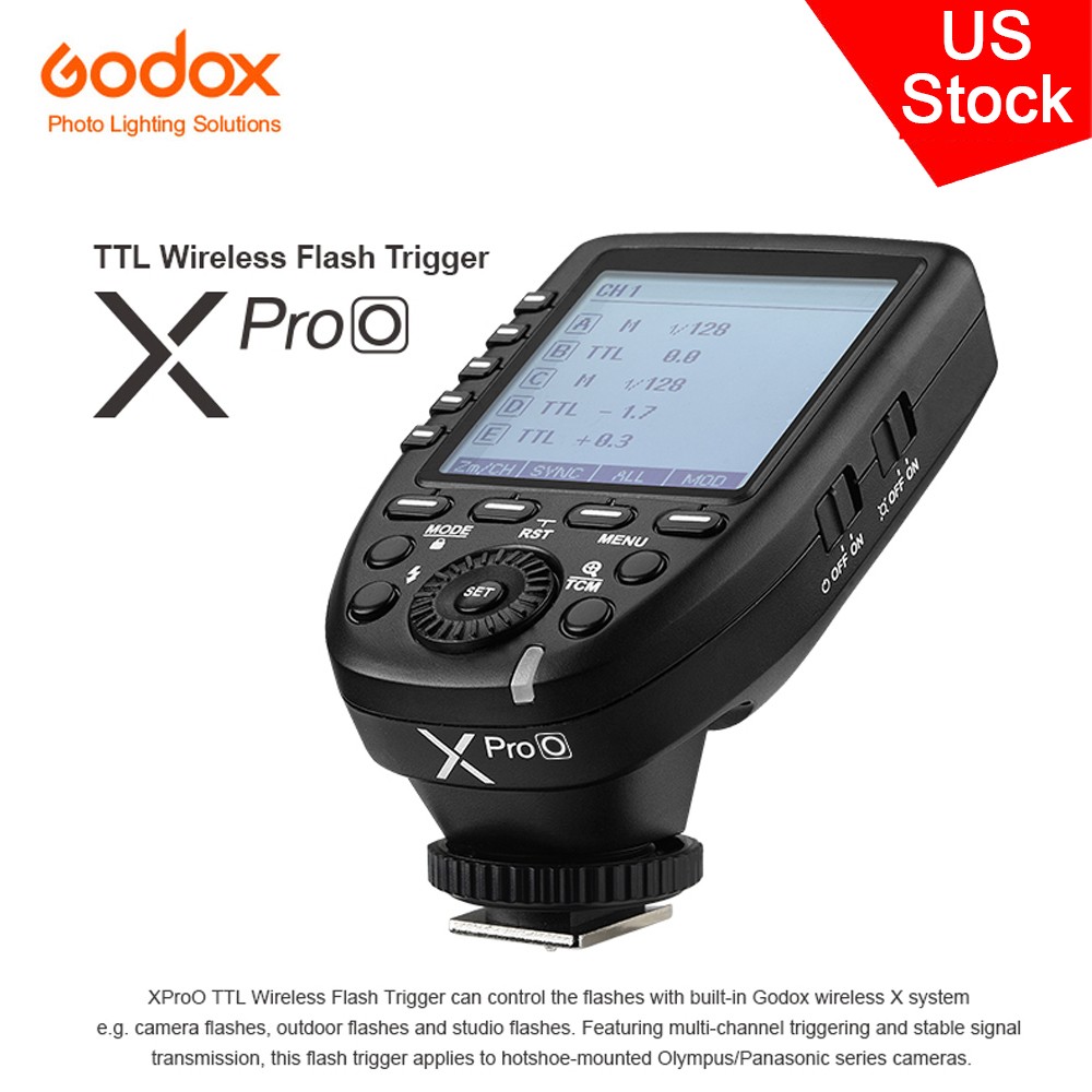 Godox XPro-O 2.4G TTL Flash Transmitter Trigger For Olympus Panasonic Camera