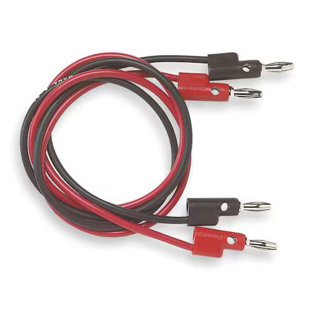 Pomona Electronics B-36-02 Patch Cord, Stacking Banana Plug Both Ends, 36 In,