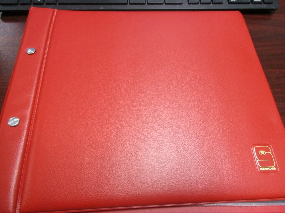 SHOWGARD FDC COVER ALBUM RED #896 SIZE #10 ENVELOPES FIRST DAY COVER FREE SHIP