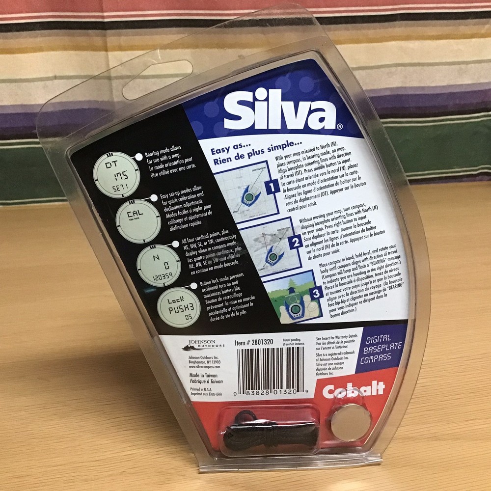 NEW Silva Cobalt Digital Baseplate Compass