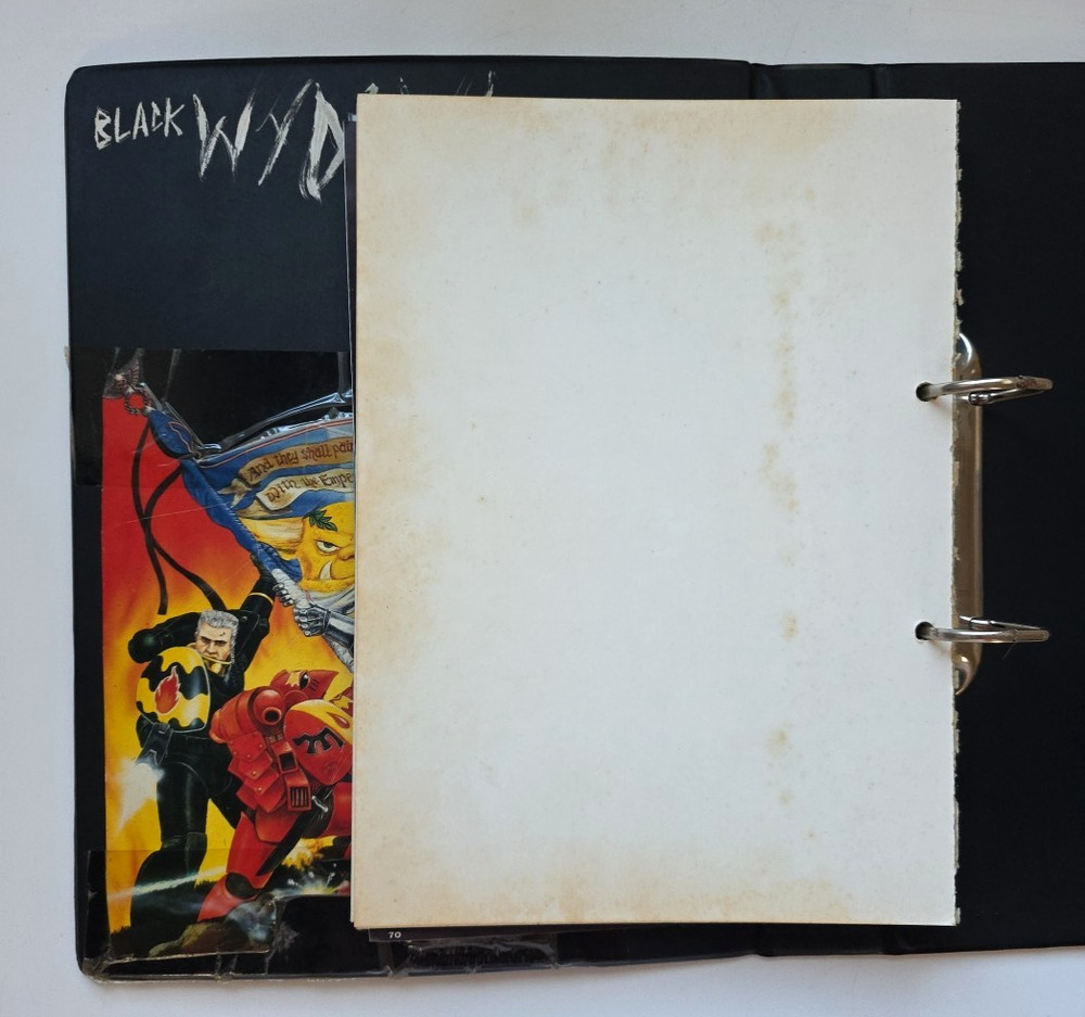 Codex Titanicus 1st Edition Warhammer 40K Games Workshop 1989 IN 3 RING BINDER