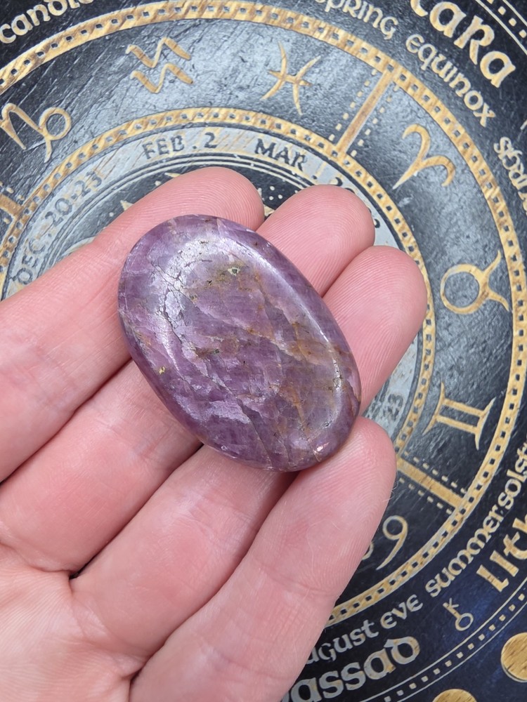 Ruby Extra Small Palmstone *sale* Uv Reactive