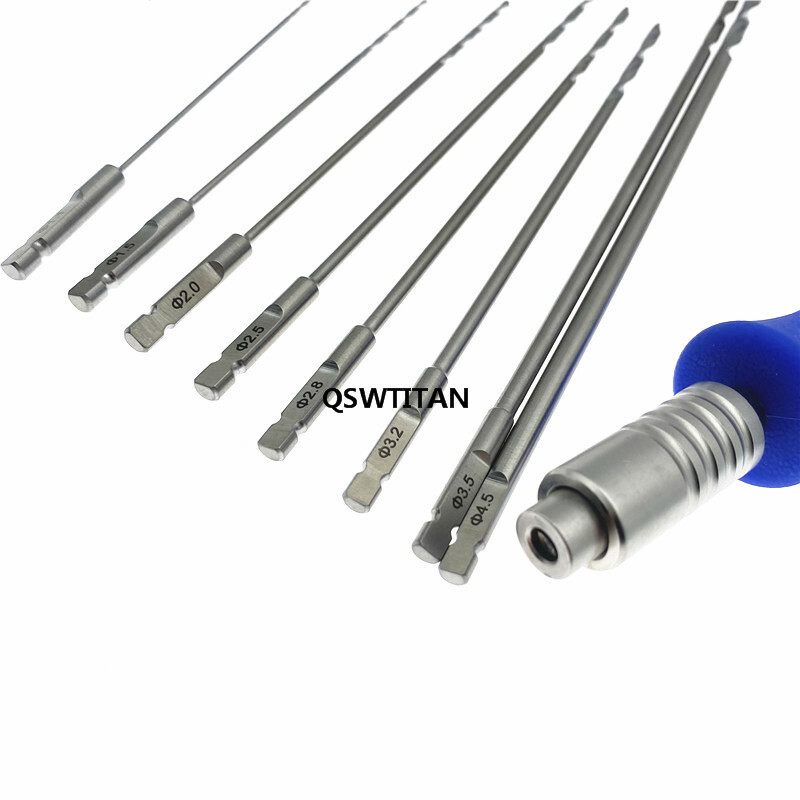 10PCS AO Orthopedic Bone Drill Bit Veterinary Surgical Instruments