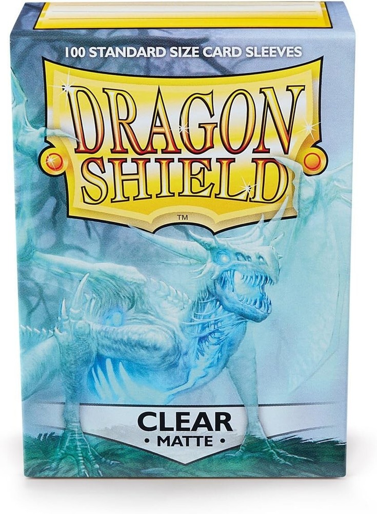Dragon Shield Sleeves Matte Card Game, Polypropylene, Clear