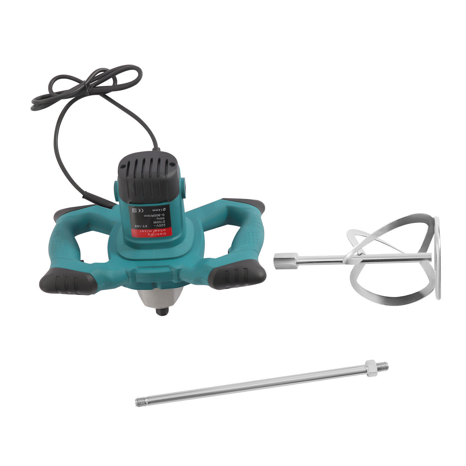 Concrete Cement Mixer Electric Paddle Mixer Plaster Grout Paint Thinset Mortar!