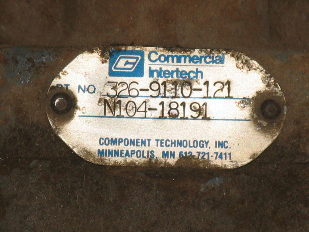 COMMERCIAL INTERTECH HYDRAULIC PUMP PTO End Dump & Dump Trucks