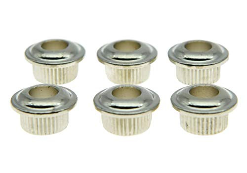 6X Electroplated Plastic Guitar Tuning Key Conversion Bushing Adapter Ferrule US