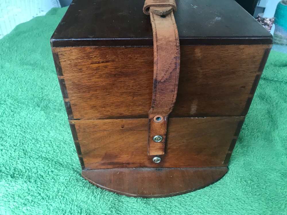 CASE FOR EGGERT NO. 372 CHRONOMETER MAHOGANY OUTER CASE CIRCA 1850