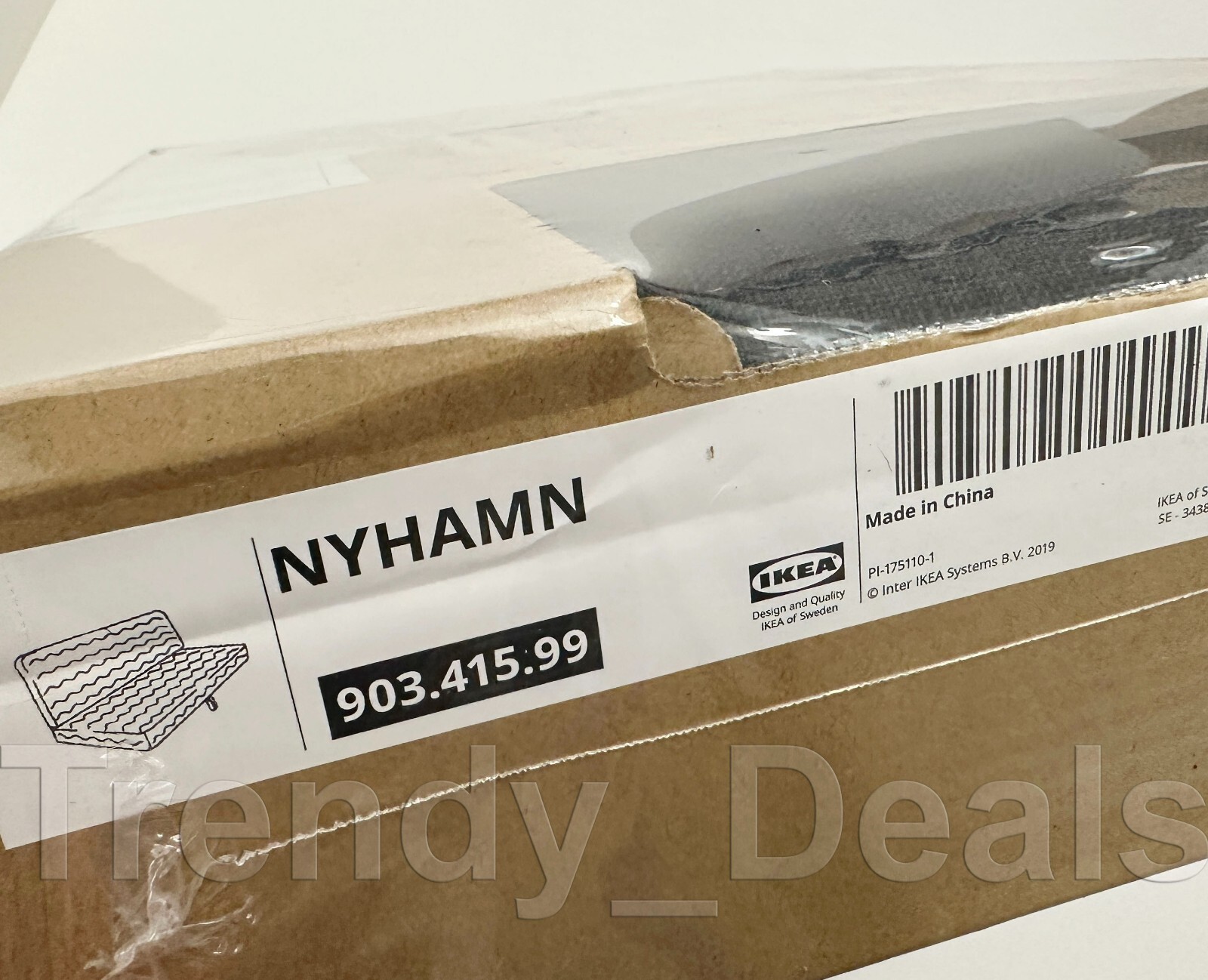 Ikea NYHAMN Sleeper Sofa Cover Skiftebo Anthracite (Dark Gray) 903.415.99 - NEW