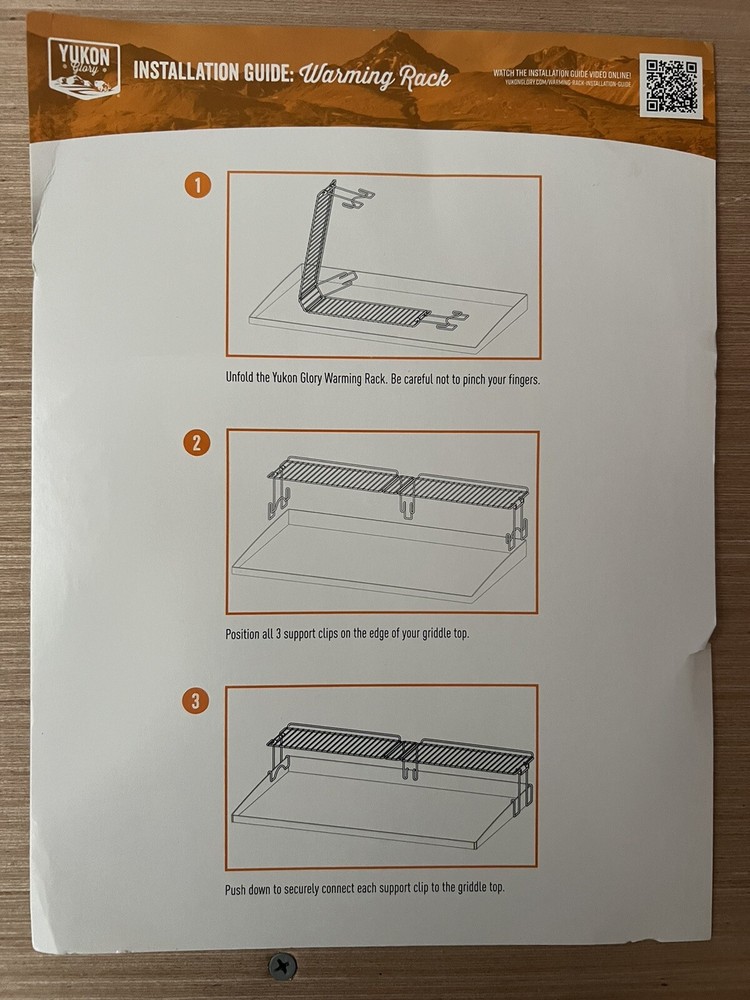 Yukon Glory Griddle Warming Rack Designed for Blackstone Griddle 36"