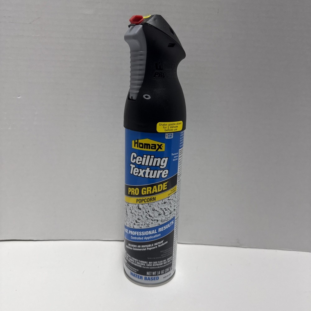 Homax Ceiling Texture Spray, White Popcorn, Water Based, 14 Oz