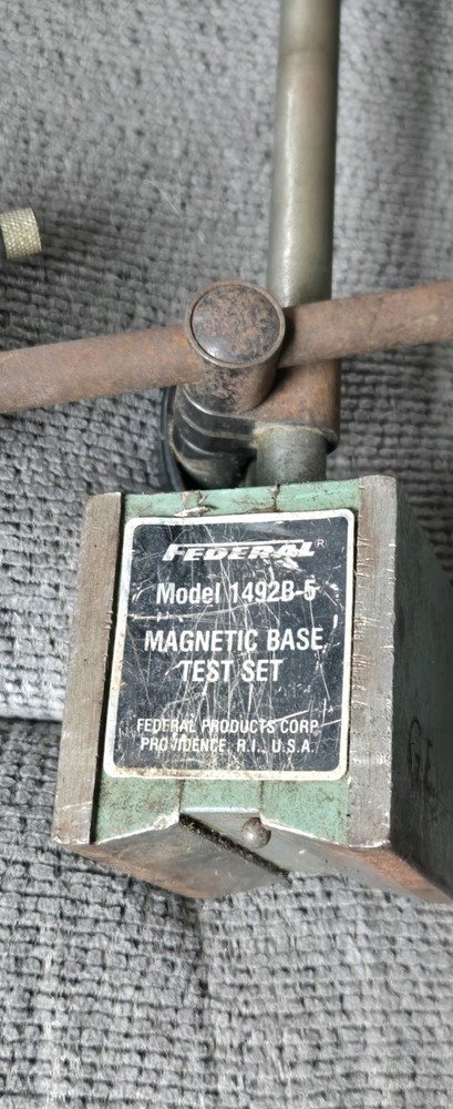 Federal Magnetic Base Indicator Holder Test Set Model 1492B-5