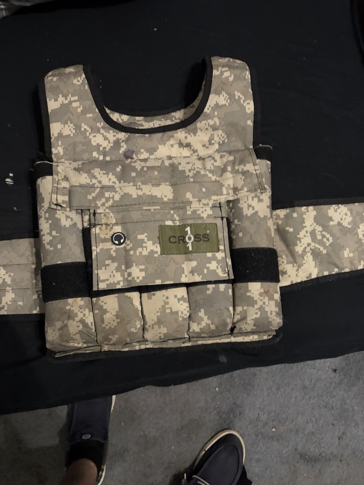 Weighted vest camo