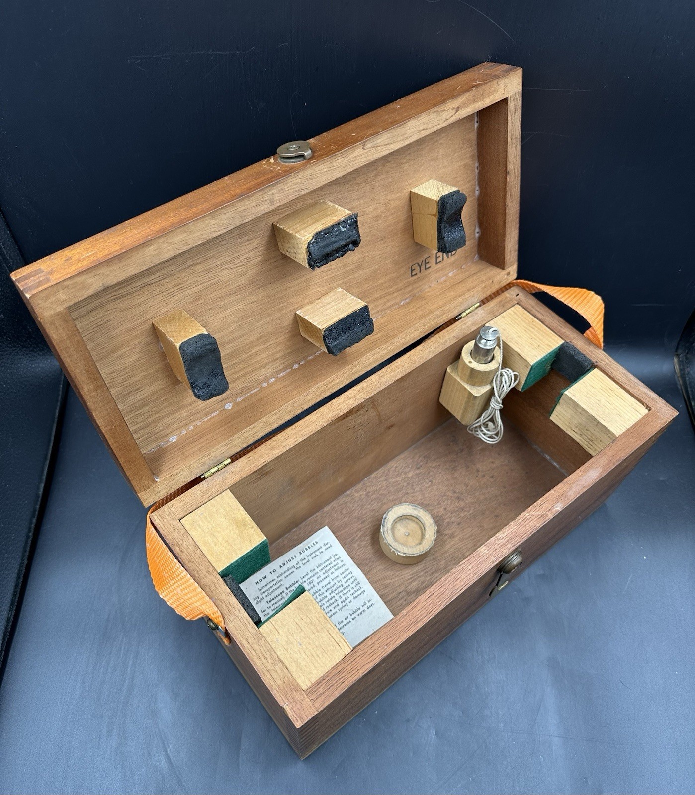 Vintage Sears Roebuck Surveyor Transit Tripod Range Rod Prism Pole Theodolite