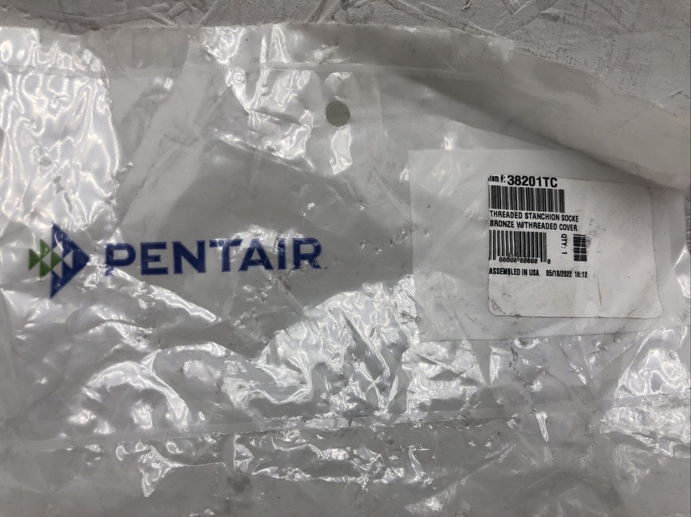 Pentair 38201TC Bronze Stanchion Socket W/ Threaded Cap