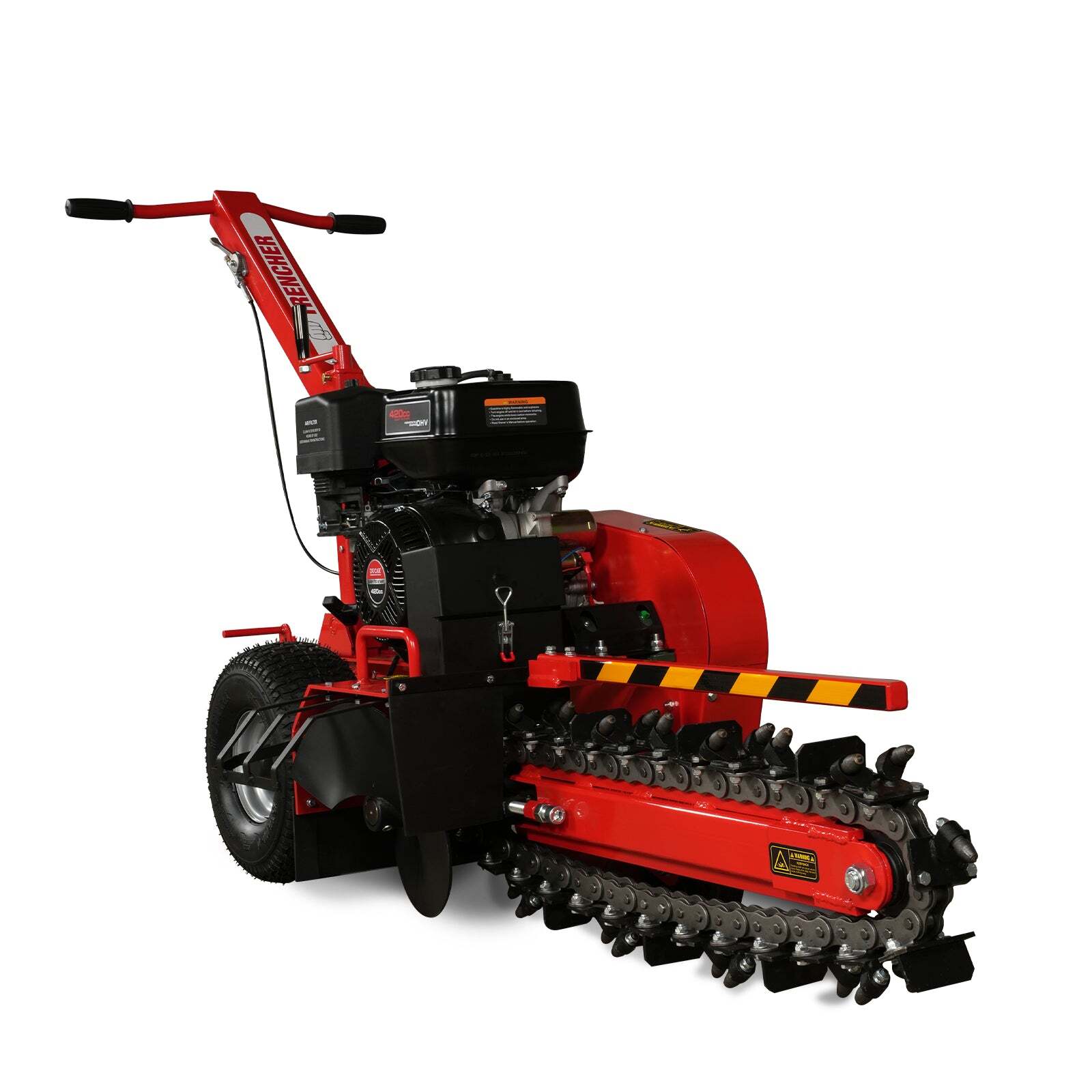 420cc 15HP E-Start Trencher 24'' Trench Depth/4'' Trench Width, TCR1500