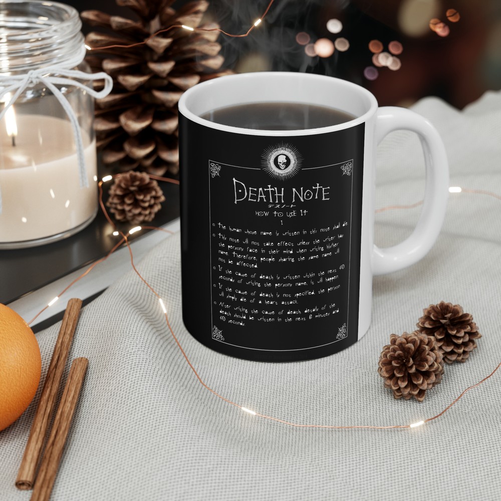 Death Note Mug, 11oz