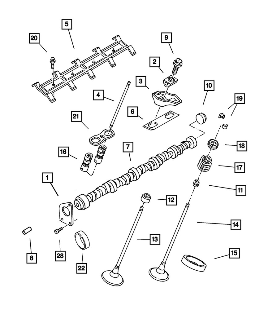 Genuine Mopar Valve Spring 53021056