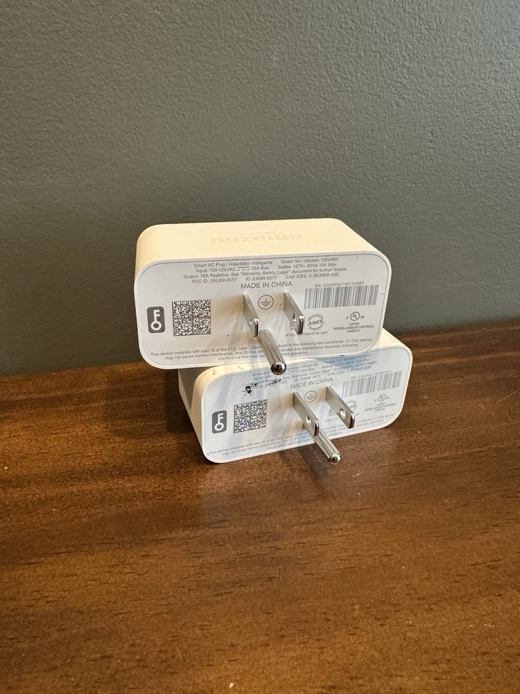 Amazon Smart Plug Works With Alexa (2 Pack)