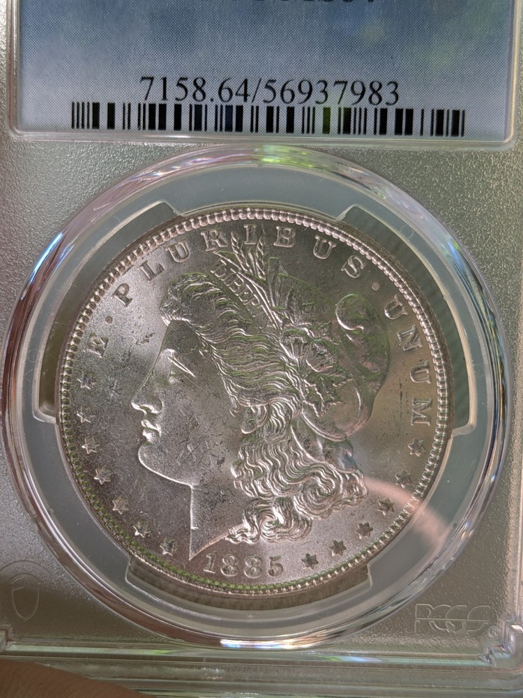 1885-O Morgan Dollar - PCGS MS -64