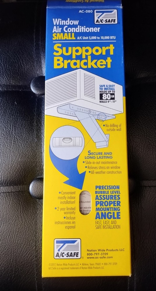 Support Bracket For Window Small AC Unit 5000 To 10,000 BTU AC-080