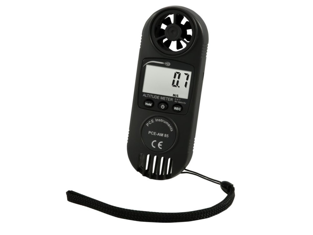 PCE PCE-AM 85 - Altimeter with Integrated Wind Meter