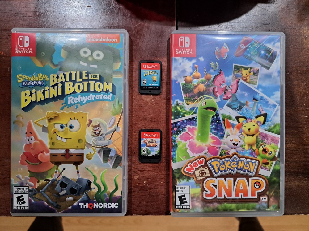 Nintendo Switch Console Bundle w/ Wireless Controller and 2 Games