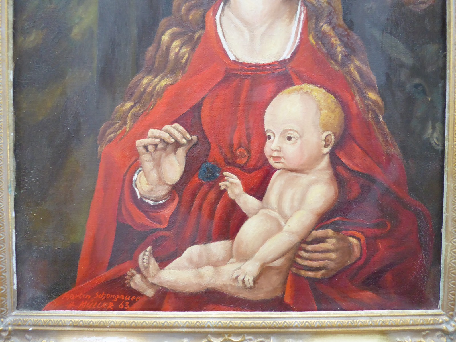 H. Müller 1963 after Martin Schongauer (1448-1491) Excellent Copy Collectible