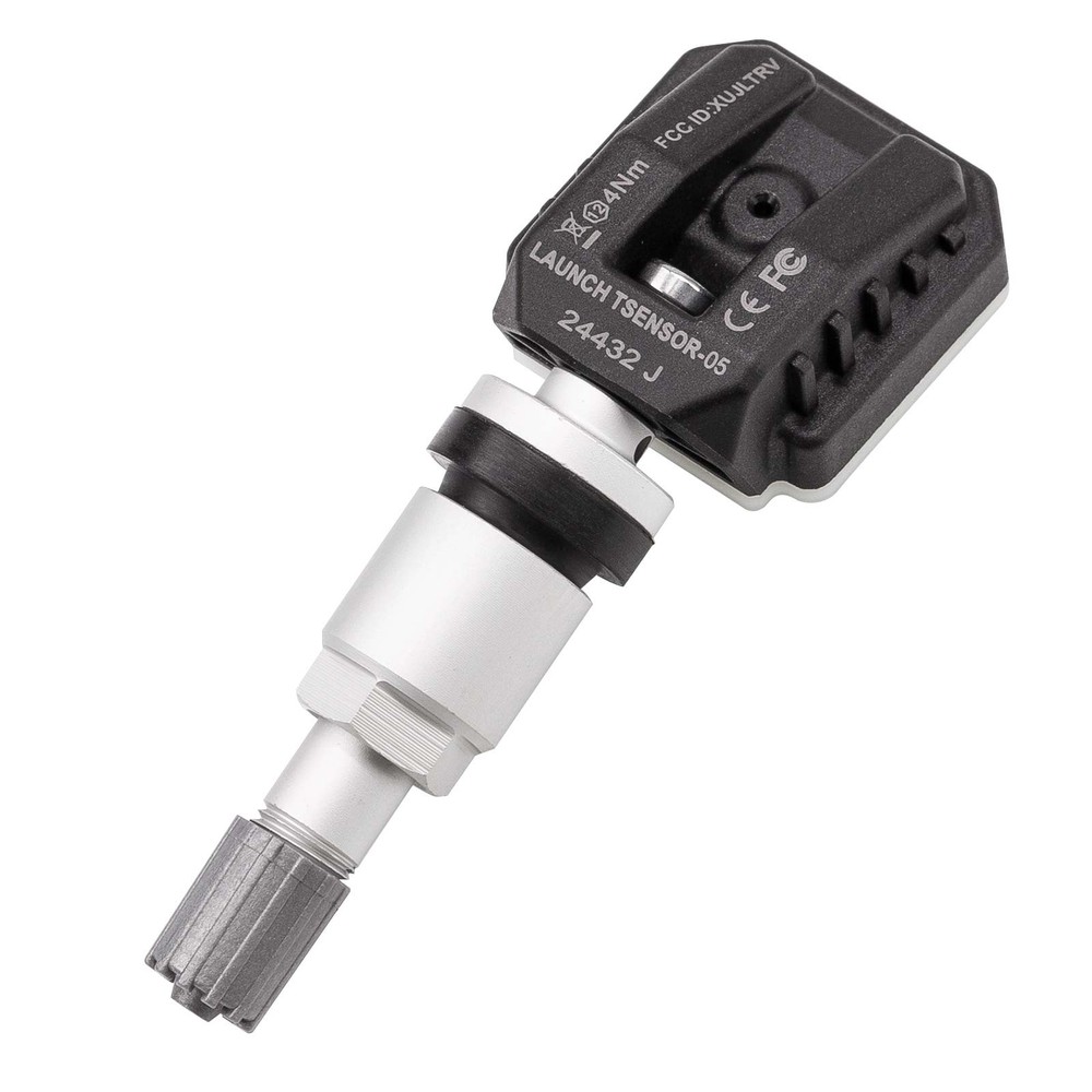 4 Pack LAUNCH TSENSOR-05 RF Universal Programmable TPMS 315MHz&433MHz Metal Stem