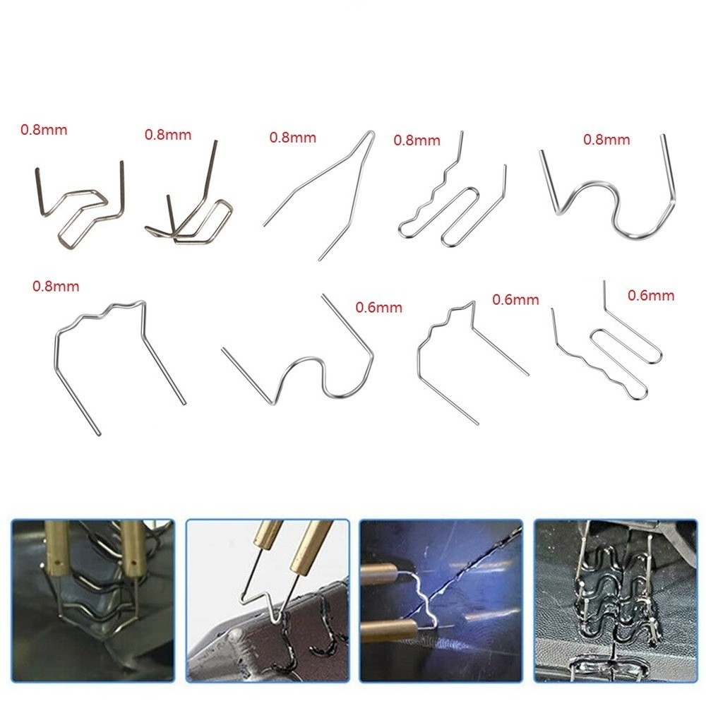 Multi Purpose Plastic Welding Staples Compatible with Materials 100pcs